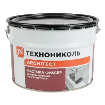 Изображение товара Мастика для гибкой черепицы ТехноНиколь №23 Фиксер 12 кг надежная герметизация кровли Изображение товара Мастика для гибкой черепицы ТехноНиколь №23 Фиксер 12 кг надежная герметизация кровли