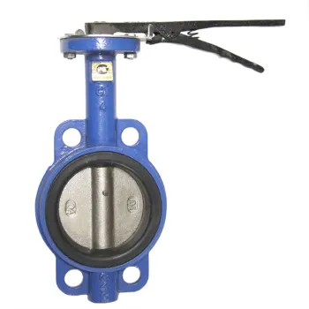 Изображение товара Дисковый затвор Ду 80 Ру16 поворотный запорный Изображение товара Дисковый затвор Ду 80 Ру16 поворотный запорный