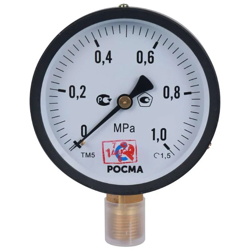 Манометр радиальный 10 бар 1/2" ТМ-510Р Росма _1