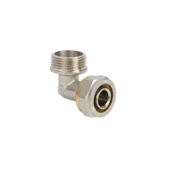 Изображение товара Угольник переходной обжимной 26х1 НР Altstream для металлопластиковых труб Изображение товара Угольник переходной обжимной 26х1 НР Altstream для металлопластиковых труб