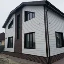 Фибросайдинг текстура дерева 190x8х3600 мм snow_1