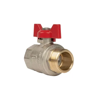 Изображение товара Кран шаровый HLV НР-ВР 1 шток 1 дюйм горячепрессованная латунь Изображение товара Кран шаровый HLV НР-ВР 1 шток 1 дюйм горячепрессованная латунь