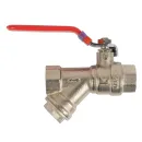 Кран шаровый HLV 1/2" с фильтром ручка_2