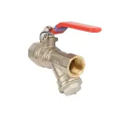 Кран шаровый HLV 1/2" с фильтром ручка_3