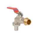 Кран шаровый со штуцером HLV 1/2" ручка_1
