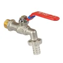 Кран шаровый со штуцером HLV 3/4" ручка_1