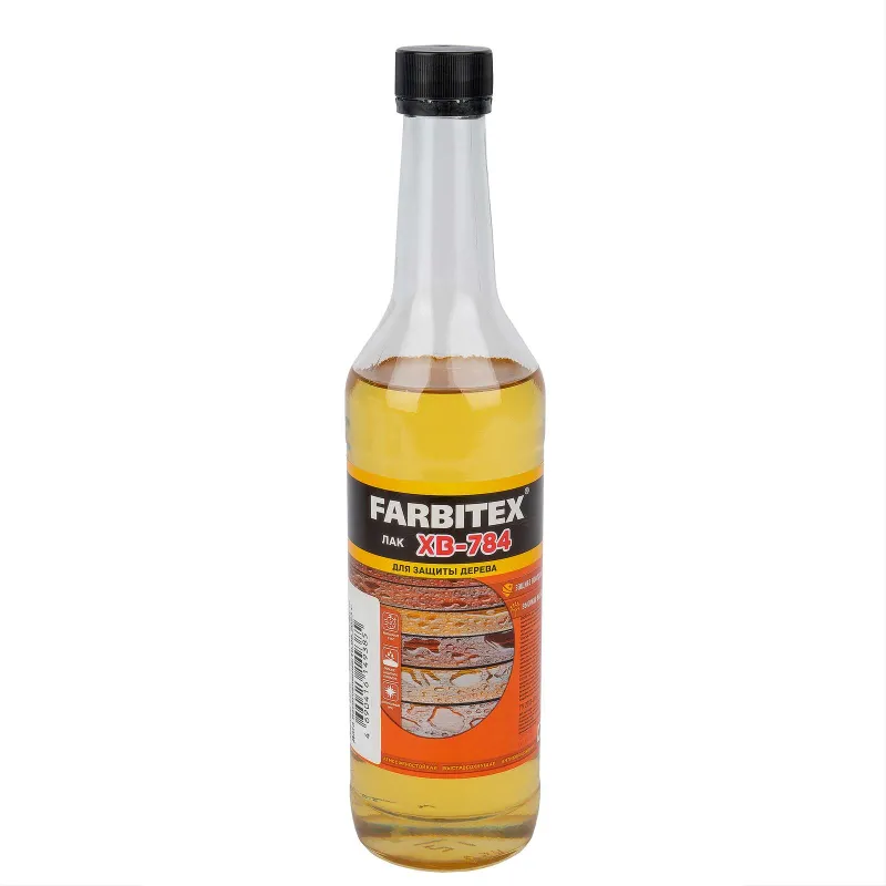 Лак FARBITEX ХВ-784 бесцветный 0,5 л_1
