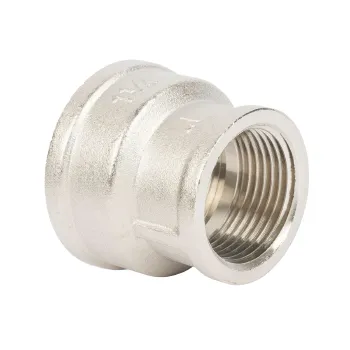 Изображение товара Переходная муфта ВР 1 1/4 x 1 дюйм Altstream никелированная латунь Изображение товара Переходная муфта ВР 1 1/4 x 1 дюйм Altstream никелированная латунь