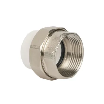 Изображение товара Муфта полипропиленовая TEBO 32х1 1/4" ВР комбинированная разъемная усиленная Изображение товара Муфта полипропиленовая TEBO 32х1 1/4" ВР комбинированная разъемная усиленная