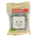 Механизм розетки одноместный без заземления Etika белый IP20 Legrand_4