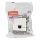 Механизм розетки компьютерной RJ45 5E Etika белый IP20 Legrand_4