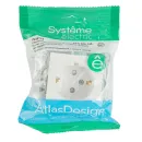 Механизм розетки с заземлением со шторками AtlasDesign белый IP20 Systeme Electric_5