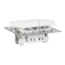 Механизм выключателя двухклавишный AtlasDesign белый IP20 Systeme Electric_3