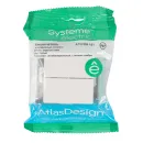 Механизм выключателя двухклавишный AtlasDesign белый IP20 Systeme Electric_5