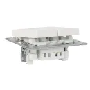 Механизм выключателя двухклавишный с подсветкой AtlasDesign белый IP20 Systeme Electric_3