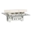 Механизм выключателя двухклавишный AtlasDesign бежевый IP20 Systeme Electric_3