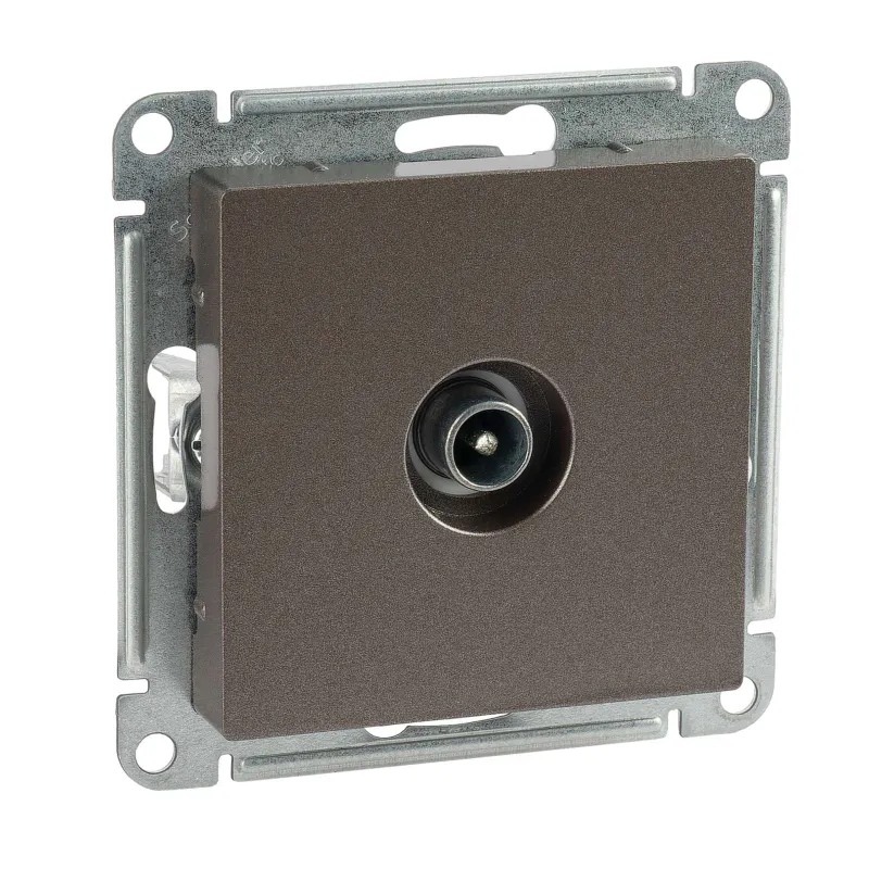 Механизм розетки ТВ оконечной AtlasDesign мокко IP20 Systeme Electric_1
