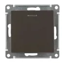 Механизм выключателя одноклавишный с подсветкой AtlasDesign мокко IP20 Systeme Electric_2