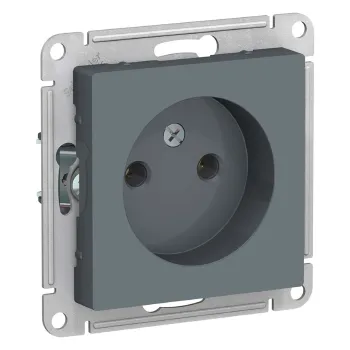 Механизм розетки без заземления AtlasDesign грифель IP20 Systeme Electric