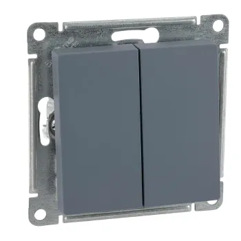 Механизм выключателя двухклавишный AtlasDesign грифель IP20 Systeme Electric