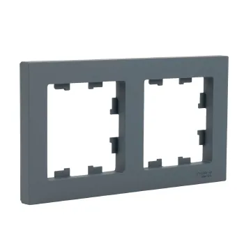 Рамка двухместная AtlasDesign грифель IP20 Systeme Electric