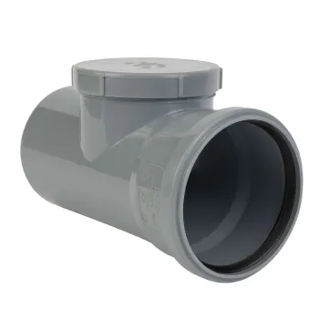 Изображение товара Ревизия канализационная 110 мм из полипропилена Lammin для внутренней системы Изображение товара Ревизия канализационная 110 мм из полипропилена Lammin для внутренней системы