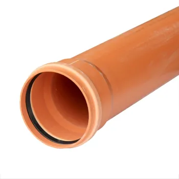 Изображение товара Труба канализационная наружная НПВХ 160 мм 6 м Расал Изображение товара Труба канализационная наружная НПВХ 160 мм 6 м Расал