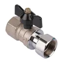 Кран шаровый Stout ВР 3/4" с накидной гайкой_2