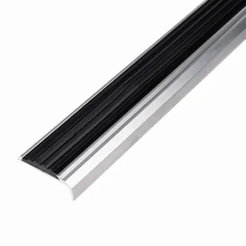 Изображение товара Угловой порожек для ступеней 40х20 мм с резиновой вставкой Русский профиль Изображение товара Угловой порожек для ступеней 40х20 мм с резиновой вставкой Русский профиль