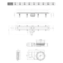 Душевой лоток Pestan Confluo Frameless Line 45 см (13701229) матовый хром_2