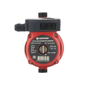Изображение товара Циркуляционный насос Unipump UPA 15-90 160 для повышения давления воды Изображение товара Циркуляционный насос Unipump UPA 15-90 160 для повышения давления воды