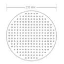 Лейка тропического душа 220мм хром TS1300 Esko_2