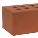 Кирпич облицовочный клинкерный фасадный М300 красный Лондон гладкий ЛСР_3