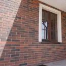 Кирпич облицовочный клинкерный фасадный М300 красный флэш Ноттингем береста ЛСР_5