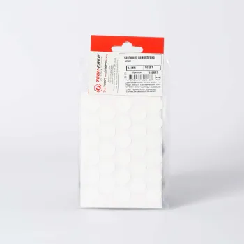 Изображение товара Заглушка самоклейка 14 мм белая - 50 штук в упаковке Изображение товара Заглушка самоклейка 14 мм белая - 50 штук в упаковке