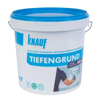 Изображение товара Грунтовка Knauf Тифенгрунд глубокого проникновения 10 кг морозостойкая Изображение товара Грунтовка Knauf Тифенгрунд глубокого проникновения 10 кг морозостойкая