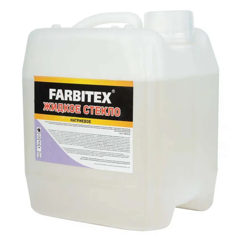 Стекло жидкое натриевое Farbitex 3,8кг_1
