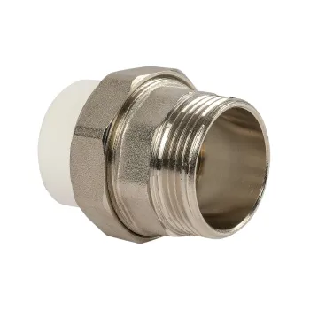 Изображение товара Муфта полипропиленовая 32х1 1/4" комбинированная разъемная RTP Изображение товара Муфта полипропиленовая 32х1 1/4" комбинированная разъемная RTP