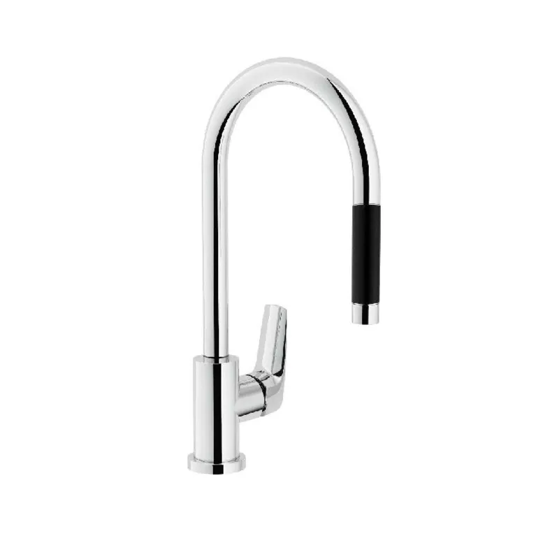Смеситель для кухни Nobili Nobi NB84137/1CR с выдвижным изливом_1