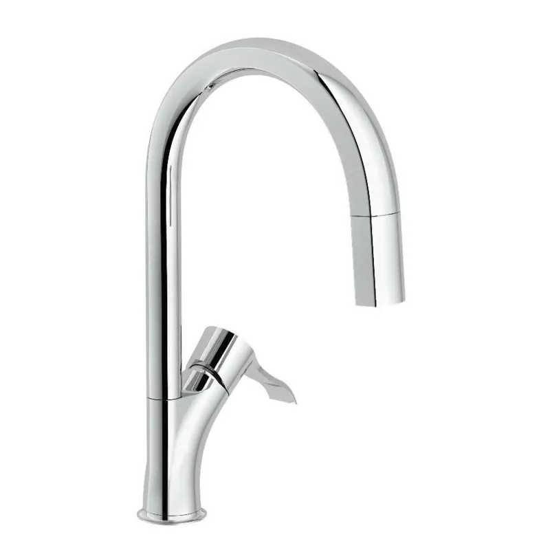 Смеситель для кухни Nobili Sofi SI98127CR с выдвижным изливом_1