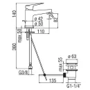 Смеситель для раковины Nobili Blues BS101118/1CR_2