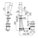 Смеситель для раковины Nobili Tower TW00118/1CR_2