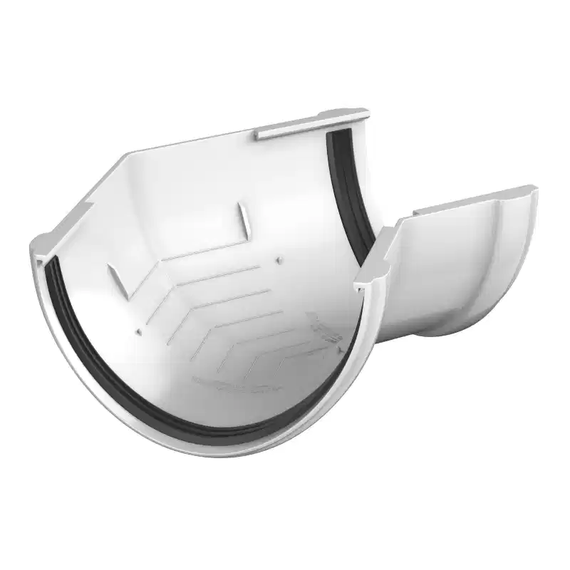 Угол желоба 135° 125мм Технониколь ТН белый_1