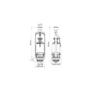 Сливная арматура для бачка Iddis F012400-0001К тип A двухкнопочная комплект_2
