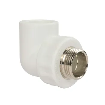 Изображение товара Угольник полипропиленовый 32х1" 90° комбинированный RTP для пластиковых систем Изображение товара Угольник полипропиленовый 32х1" 90° комбинированный RTP для пластиковых систем