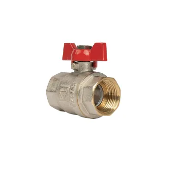 Изображение товара Кран шаровый HLV ВР 3/4 дюйма с бабочкой для водоснабжения Изображение товара Кран шаровый HLV ВР 3/4 дюйма с бабочкой для водоснабжения