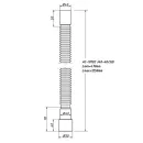 Гофра для сифона 1 1/2"х40/50 Орио 1250мм с гайкой_5