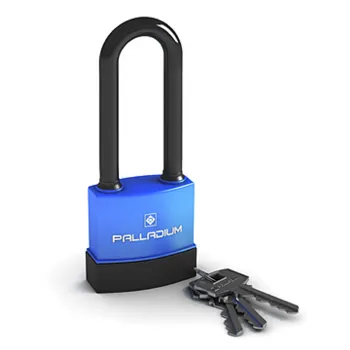 Изображение товара Навесной влагозащитный замок Palladium 907WP-40L 40 мм с высокой проемом Изображение товара Навесной влагозащитный замок Palladium 907WP-40L 40 мм с высокой проемом