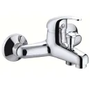 Смеситель для ванны Janedo короткий излив без лейки и шланга хром JD-E109-3-3_1