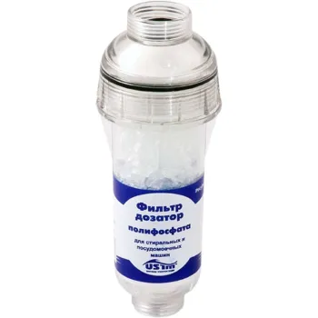 Изображение товара Фильтр для СМА и ПММ с полифосфатом 3/4" +45С, 6Атм от USTM Изображение товара Фильтр для СМА и ПММ с полифосфатом 3/4" +45С, 6Атм от USTM